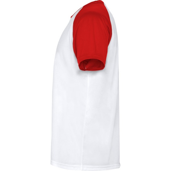 Roly Unisex Vuxen Indianapolis Kortärmad Sport T-shirt S Röd Red S