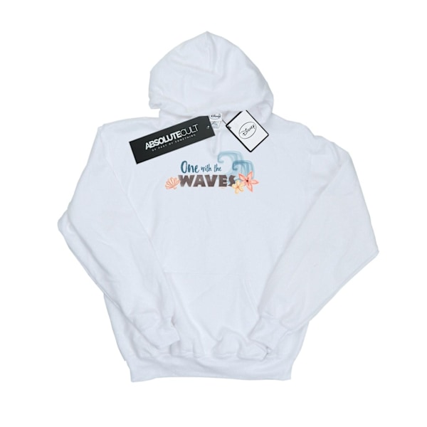 Disney Moana One With The Waves Hoodie M Vit White M