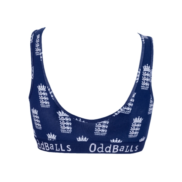 OddBalls Dam/Dam England Cricket Bralette L Blå/Vit Blue/White L