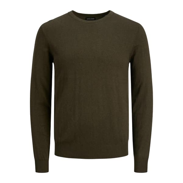 Jack And Jones Herr Stickad Tröja L Olivgrön Olive Night L