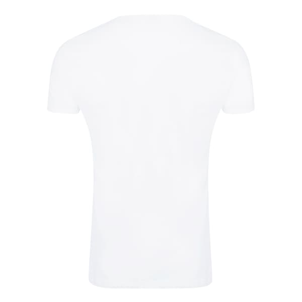 Superman Herr T-shirt med Rivet Logotyp S Vit White S