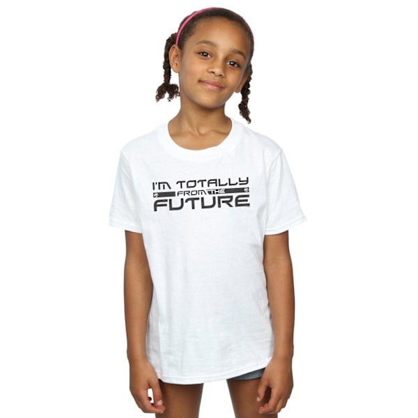 Marvel Girls Avengers Endgame Totally From The Future Bomull T-shirt White 12-13 Years