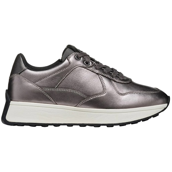 Geox D Amabel A Läderskor för Kvinnor/Dam 8 UK Gun Metal Gun Metal 8 UK