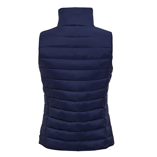 SOLS Dam/Kvinnor Wave Vadderad Vattenavvisande Bodywarmer/Gilet Navy M