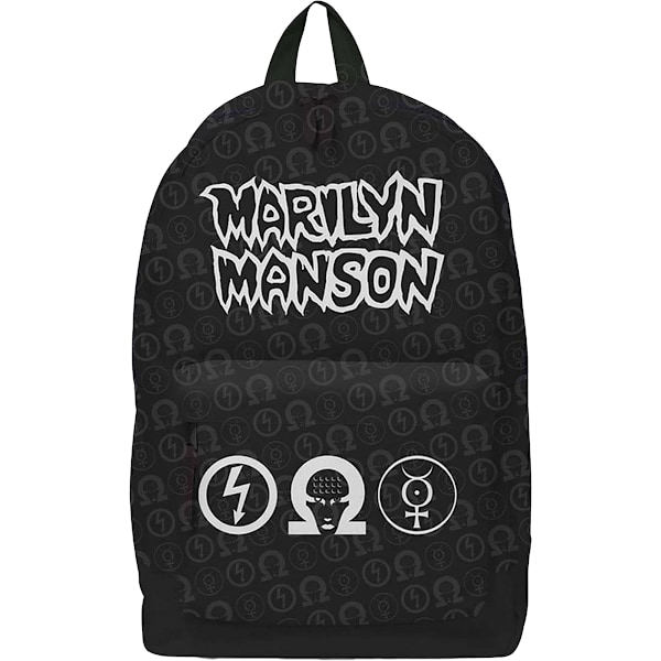 Marilyn Manson Logotyp Ryggsäck One Size Svart Black One Size