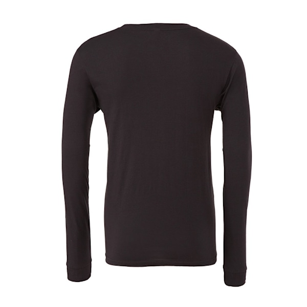 Bella + Canvas Unisex Jersey Långärmad T-shirt XXL Mörk Dark Grey Solid XXL