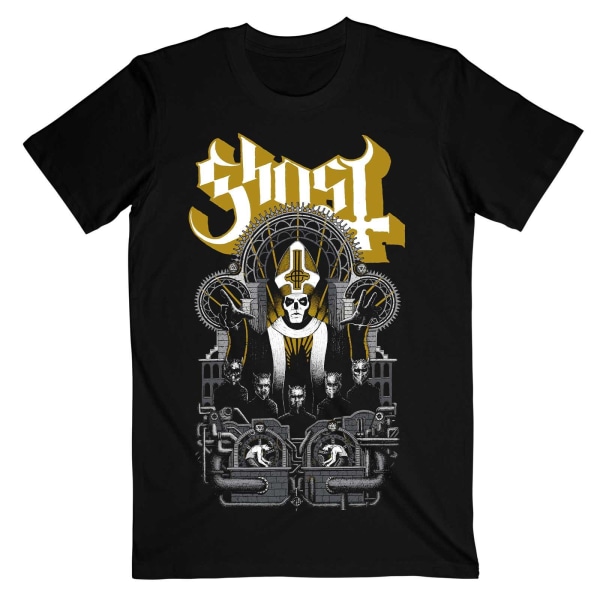 Ghost Unisex Vuxen Wegner T-Shirt XXL Svart Black XXL