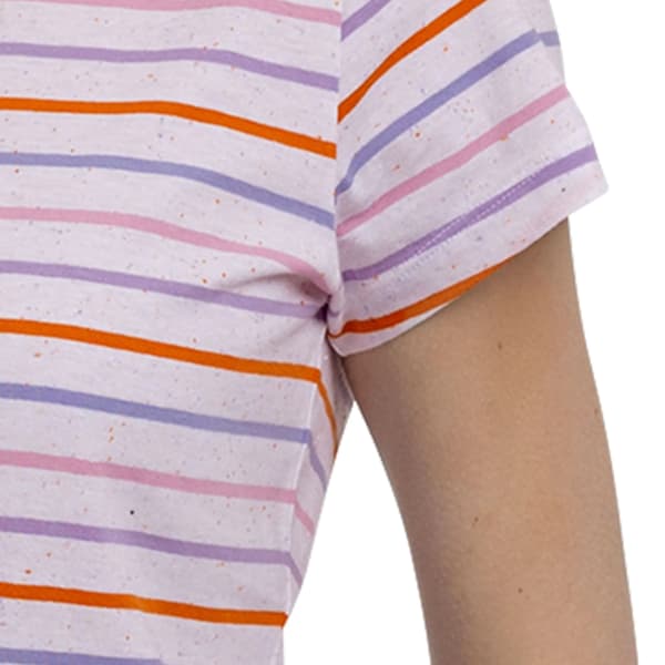 Trespass Dam/Dam Michaela Randig T-shirt S Vit/Multifärgad White/Multicoloured S