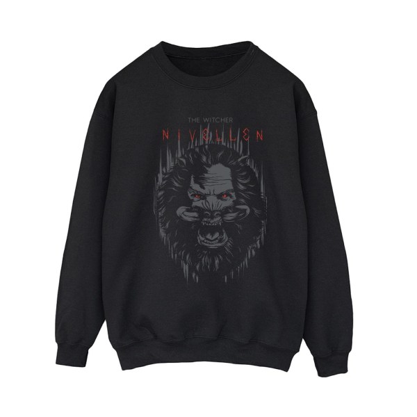 Netflix Womens/Ladies The Witcher Nivellen Sweatshirt L Svart Black L