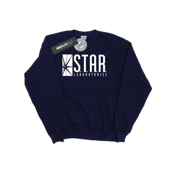 DC Comics Herr The Flash STAR Labs Sweatshirt 3XL Marinblå Navy Blue 3XL