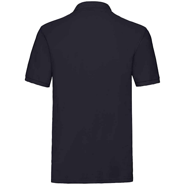 Fruit of the Loom Premium bomullspiké poloskjorta för män M Deep N Deep Navy M