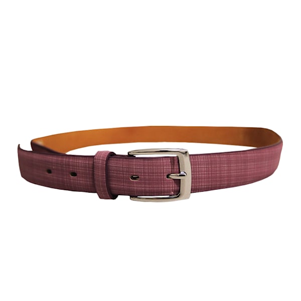 Forest Herr Rutig Läderbälte XL Plommon Plum XL