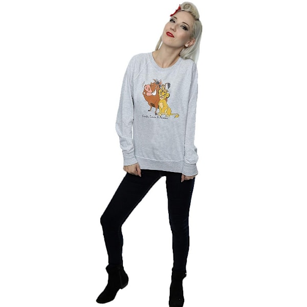 Lejonkungen Dam/Dam Classic Simba Timon & Pumba Heather Heather Grey M