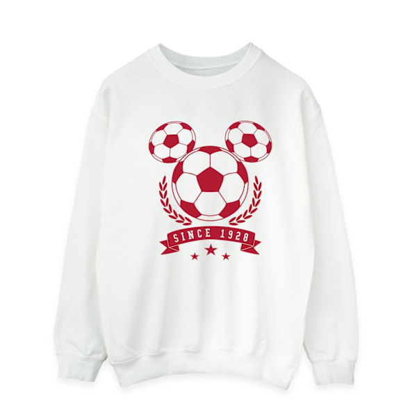 Disney Herr Mickey Football Head Sweatshirt M Vit White M