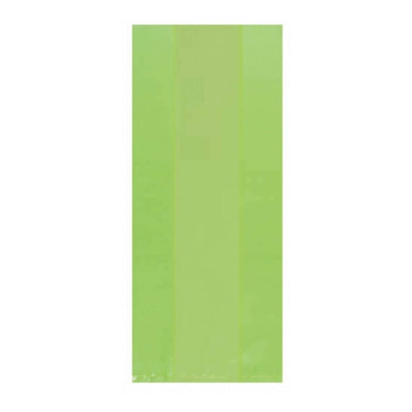 Amscan Plastpåse för Godis (25-pack) Standard Kiwi Grön Kiwi Green Standard