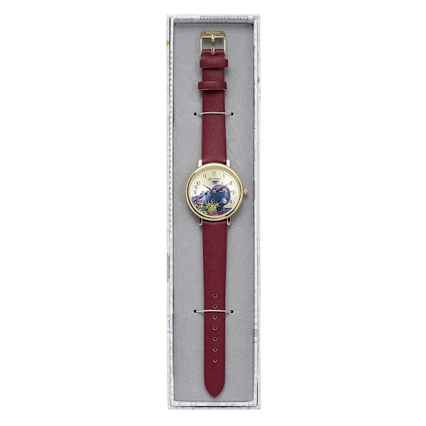 Harry Potter Unisex Vuxen Hogwarts Express Analog Klocka One S Burgundy/Gold One Size
