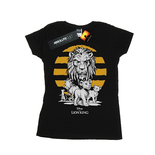 Disney Dam/Dam The Lion King Film Grupp Bomull T-shirt X Black XL