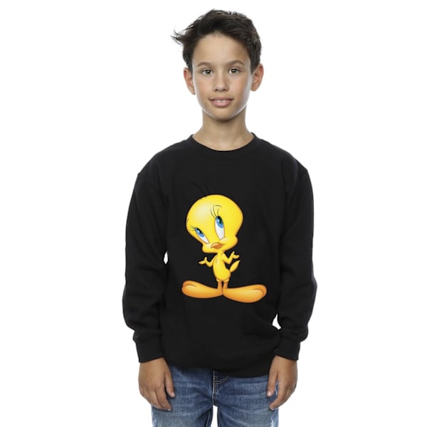 Looney Tunes Pojkar Tweety Stående Sweatshirt 9-11 År Svart Black 9-11 Years