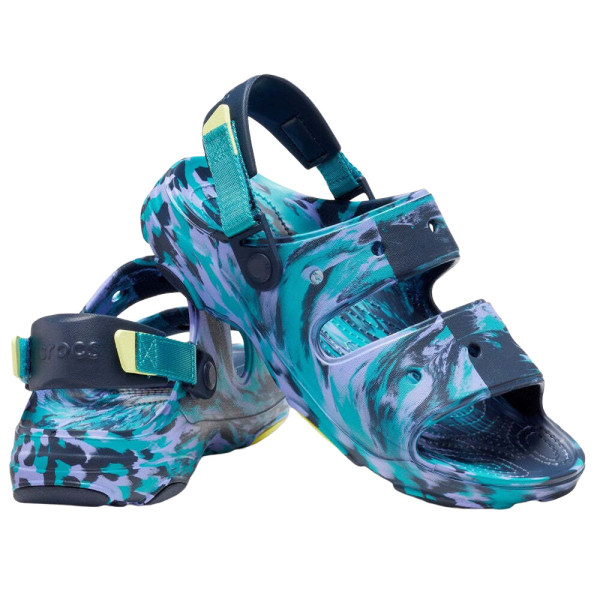 Crocs Unisex Adult Classic All-Terrain Dual Straps Sandals 4 UK Multicoloured 4 UK