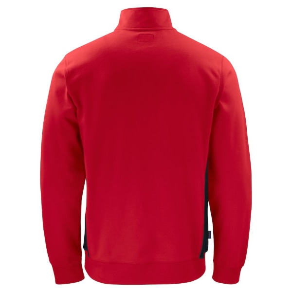 Projob Herr Half Zip Sweatshirt L Röd Red L