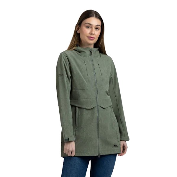 Trespass Aylmer Softshelljacka för dam/tjej S Green Willow Green Willow Marl S