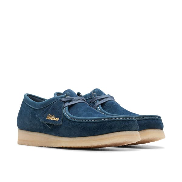 Clarks Wallabee mockaskor för män 8.5 UK Navy Navy 8.5 UK