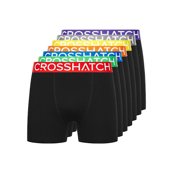 Crosshatch Herr Septet Boxer Shorts (7-pack) XL Flerfärgad Multicoloured XL