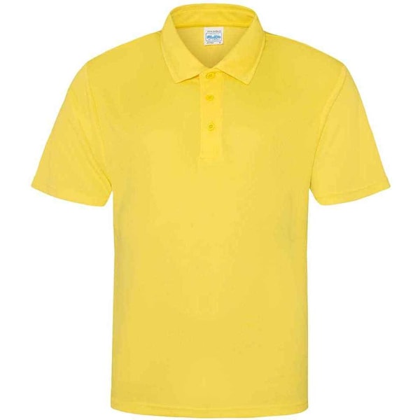 AWDis Cool Mens Moisture Wicking Polo Shirt M Sun Yellow Sun Yellow M