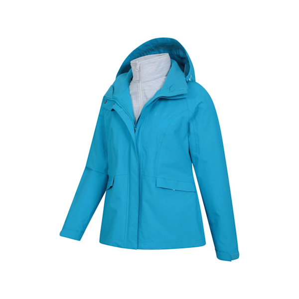 Mountain Warehouse Dam/Dam Thunderstorm II 3-i-1 Vattentät Bright Blue 18 UK