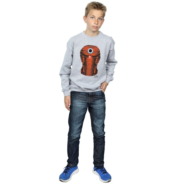 Marvel Boys Iron Man Bröst Burst Sweatshirt 12-13 År Sport Sports Grey 12-13 Years