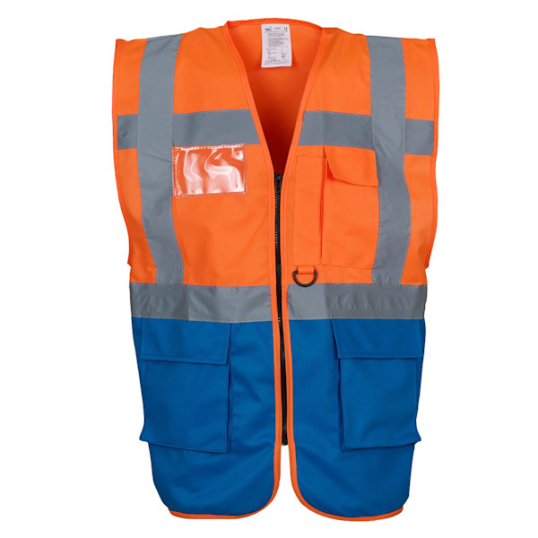 Yoko Varsel Premium Executive/Manager Västar/Jacka (Förpackning Hi Vis Orange/Royal 2XL