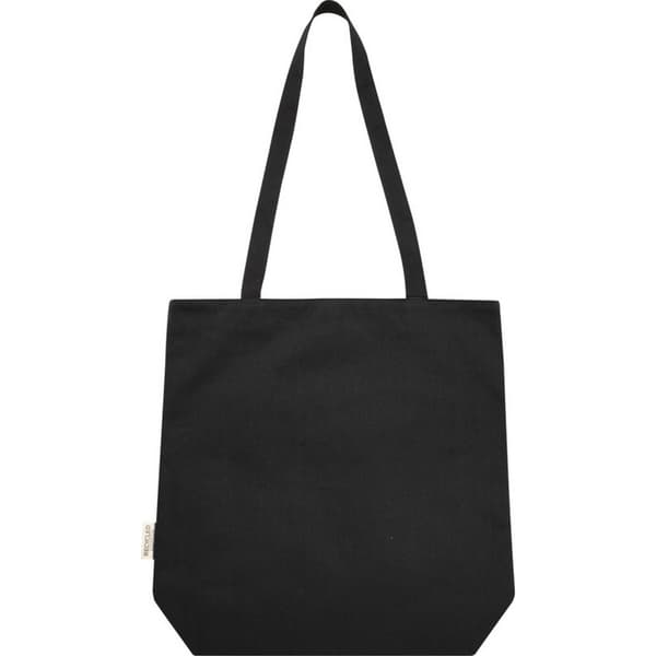 Joey Canvas Återvunnen 14L Tote Bag One Size Solid Black Solid Black One Size