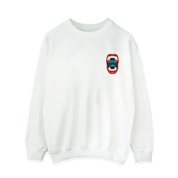 The Lost Boys Dam/Damer Tänder Ficktröja Sweatshirt XXL Vit White XXL