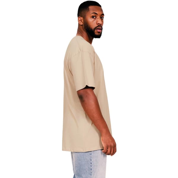 Casual Classics Herr Core Ringspun Bomull Tall Oversized T-Shir Sand M