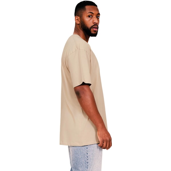 Casual Classics Herr Core Ringspun Bomull Tall Oversized T-Shir Sand XL