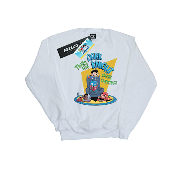 DC Comics Herr Super Friends Dark Knight Before Christmas Sweatshirt White S