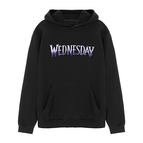 Wednesday Dam/Dam Logo Hoodie XXL Svart/Lila Black/Purple XXL