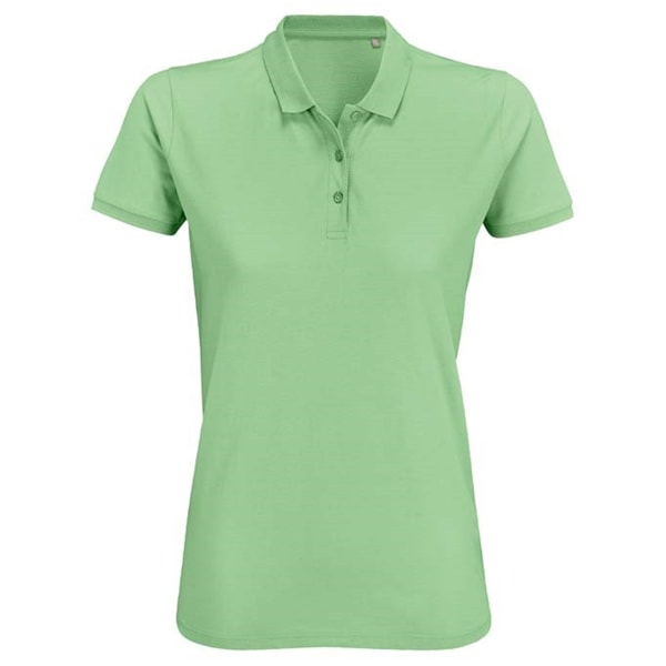 SOLS Dam/Ladies Planet Organic Polo Shirt XXL Frozen Green Frozen Green XXL