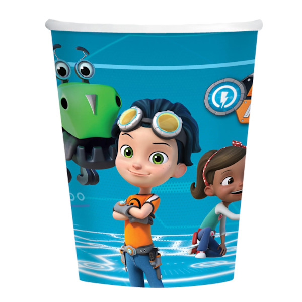 Rusty Rivets Papperslogotyp Engångsmugg (Förpackning om 8) En Storlek Blå Blue One Size
