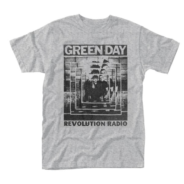 Green Day Unisex Vuxen Power Shot T-shirt XXL Grå Grey XXL