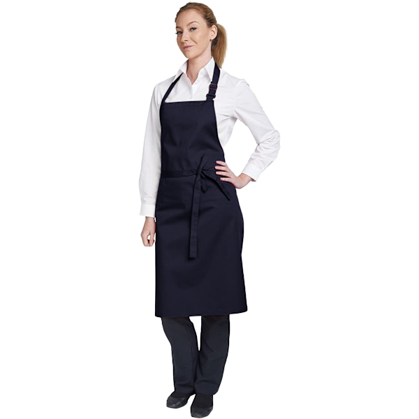 Dennys Flerfärgad Haklappsförkläde 28x36 tum (2-pack) One Size Marinblå Navy Blue One Size