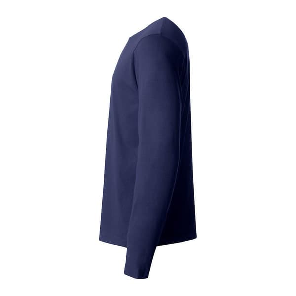 Clique Herr Basic Långärmad T-shirt 4XL Mörkblå Dark Navy 4XL