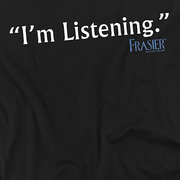 Frasier Herr I´m Listening T-Shirt XXL Svart Black XXL
