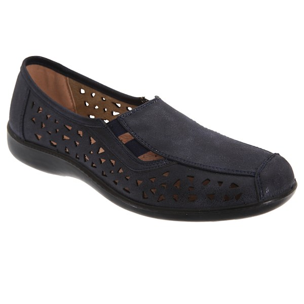 Boulevard Dam/Dam Side Gusset Sommar Casual Skor 3 UK Na Navy Blue 3 UK