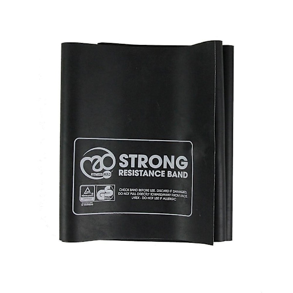 Fitness Mad Motståndband Stark Svart Black Strong