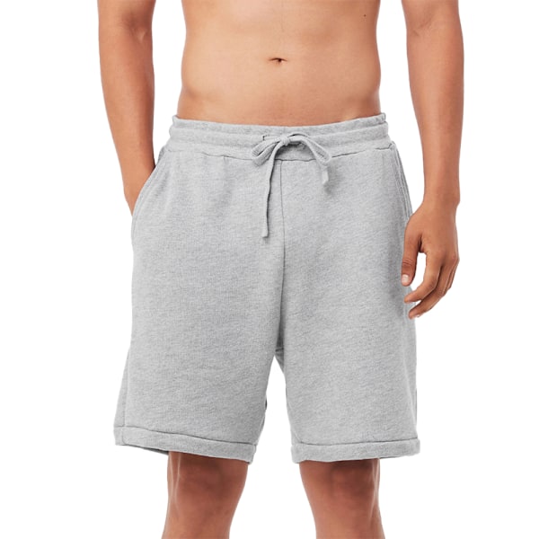 Bella + Canvas Herr Sponge Fleece Svettshorts M Athletic Heather Athletic Heather M