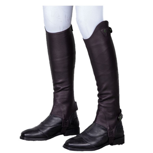 Moretta Unisex Adult Leather Gaiters XL S Brun Brown XL S