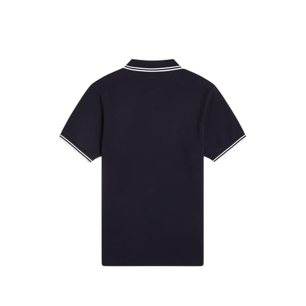 Fred Perry Herr Twin Tip Pikétröja XL Marinblå Navy Blue XL