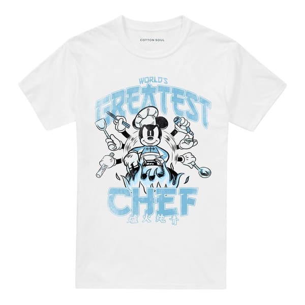 Mickey & Vänner Herr Världens Bästa T-shirt M Vit White M