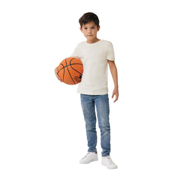 Iqoniq Barn/Barn Koli Återvunnen Bomull Lätt T-shirt Natural Raw 13-14 Years